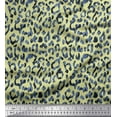 thumbnail image 1 of Soimoi Cotton Duck Fabric Leopard Animal Skin Printed Fabric 1 Yard 56 Inch Wide, 1 of 3