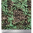 thumbnail image 1 of Soimoi Cotton Duck Fabric Leopard & Tiger Animal Skin Print Sewing Fabric Yard 42 Inch Wide, 1 of 3