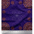 thumbnail image 1 of Soimoi Cotton Duck Fabric Mandala Decorative Print Sewing Fabric Yard 42 Inch Wide, 1 of 1