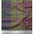 thumbnail image 1 of Soimoi Cotton Duck Fabric Moroccan Damask Kaleidoscope Print Fabric by the Yard 42 Inch Wide, 1 of 1