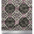 thumbnail image 1 of Soimoi Cotton Duck Fabric Paisley & Floral Mandala Print Fabric by The Yard 42 Inch Wide, 1 of 1