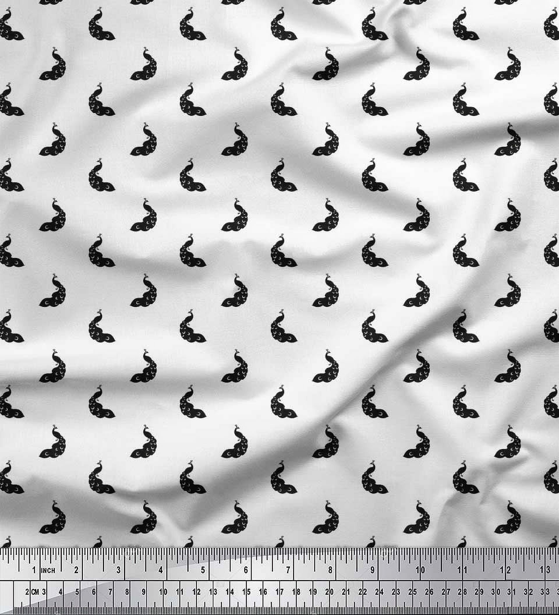 Soimoi Purple Georgette Fabric - Sloth Animal Print Text Design By The Yard, 42 Inches Wide