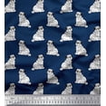 thumbnail image 1 of Soimoi Cotton Duck Fabric Pug Dog Decor Fabric Printed Yard 42 Inch Wide, 1 of 3