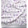 thumbnail image 1 of Soimoi Cotton Duck Fabric Scientific Lab Equipments Education Theme Fabric Prints by Yard 42 Inch Wide, 1 of 1