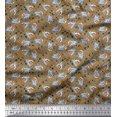 thumbnail image 1 of Soimoi Cotton Duck Fabric Star,Planet & Astronaut Monkey Kids Print Sewing Fabric Yard 42 Inch Wide, 1 of 1