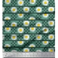 thumbnail image 1 of Soimoi Cotton Duck Fabric Stripe,Square & Daisy Floral Print Fabric by the Yard 56 Inch Wide, 1 of 1