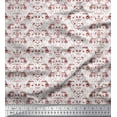 thumbnail image 1 of Soimoi Cotton Duck Fabric Texture Shirting Printed Craft Fabric by The Yard 42 Inch Wide, 1 of 1
