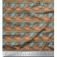 thumbnail image 1 of Soimoi Cotton Duck Fabric Tree & Dinosaur Animal Printed Craft Fabric by The Yard 42 Inch Wide, 1 of 1