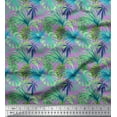 thumbnail image 1 of Soimoi Cotton Duck Fabric Tropical Leaves Printed Fabric 1 Yard 56 Inch Wide, 1 of 3