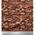thumbnail image 1 of Soimoi Cotton Duck Fabric Two Tone Camouflage Printed Fabric 1 Yard 56 Inch Wide, 1 of 1