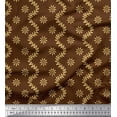 thumbnail image 1 of Soimoi Cotton Duck Fabric Waves,Leaves & Floral Artistic Fabric Prints by Yard 42 Inch Wide, 1 of 1