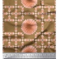 thumbnail image 1 of Soimoi Cotton Jersey Fabric Artistic Flower & Arrow African Print Fabric by the Yard 58 Inch Wide, 1 of 1