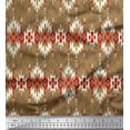 thumbnail image 1 of Soimoi Cotton Jersey Fabric Aztec Geometric Print Fabric by Yard 58 Inch Wide, 1 of 3