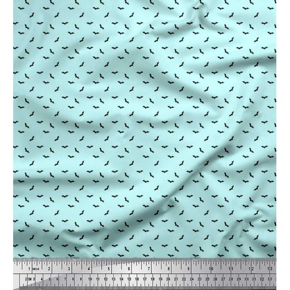 Soimoi Cotton Jersey Fabric Bat Shirting Print Sewing Fabric Yard 58 Inch Wide
