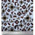 thumbnail image 1 of Soimoi Cotton Jersey Fabric Flower Artistic Print Fabric by The Yard 58 Inch Wide, 1 of 3