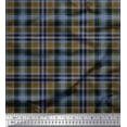 thumbnail image 1 of Soimoi Cotton Jersey Fabric Gingham Check Print Fabric by Yard 58 Inch Wide, 1 of 3