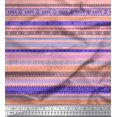 thumbnail image 1 of Soimoi Cotton Jersey Fabric Stripe & Greek Key Geometric Decor Fabric Printed Yard 58 Inch Wide, 1 of 1