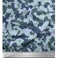 thumbnail image 1 of Soimoi Cotton Jersey Fabric Two Tone Camouflage Printed Craft Fabric by the Yard 58 Inch Wide, 1 of 1