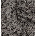 thumbnail image 1 of Soimoi Cotton Poplin Black Fabric By the Yard - 42 Inch Wide - Rose Floral Pattern Textile - Romantic and Delicate Designs for Stylish Projects Printed Fabric, 1 of 6