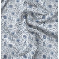 thumbnail image 1 of Soimoi Cotton Poplin Blue Fabric By the Yard - 42 Inch Wide - Florals Print Fabric - Elegant and Timeless Patterns for Fashion and Home Decor Printed Fabric, 1 of 6