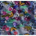 thumbnail image 1 of Soimoi Cotton Poplin Fabric Animal Skin,& Floral Watercolor Printed Fabric 1 Yard 56 Inch Wide, 1 of 7