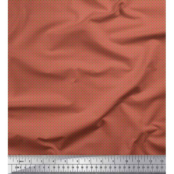 Soimoi Cotton Poplin Fabric Artistic Floral Shirting Print Fabric by The Yard 56 Inch Wide
