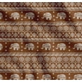 thumbnail image 1 of Soimoi Cotton Poplin Fabric Aztec & Tribal Elephant Animal Print Fabric by the Yard 56 Inch Wide, 1 of 7