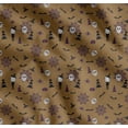 thumbnail image 1 of Soimoi Cotton Poplin Fabric Bat,Skull & Witch Halloween Printed Fabric 1 Yard 56 Inch Wide, 1 of 7