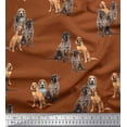 thumbnail image 1 of Soimoi Cotton Poplin Fabric Beagle,Cane Corso & English Cocker Spaniel Dog Print Fabric by The Yard 42 Inch Wide, 1 of 1