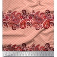 thumbnail image 1 of Soimoi Cotton Poplin Fabric Check,Floral & Paisley Printed Craft Fabric by The Yard 42 Inch Wide, 1 of 1