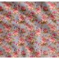 thumbnail image 1 of Soimoi Cotton Poplin Fabric Check,Leaves & Rose Floral Print Sewing Fabric Yard 56 Inch Wide, 1 of 7