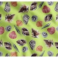 thumbnail image 1 of Soimoi Cotton Poplin Fabric Colorful Shells Ocean Print Fabric by Yard 42 Inch Wide, 1 of 7