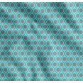 thumbnail image 1 of Soimoi Cotton Poplin Fabric Dot & Ogee Damask Print Fabric by The Yard 56 Inch Wide, 1 of 7