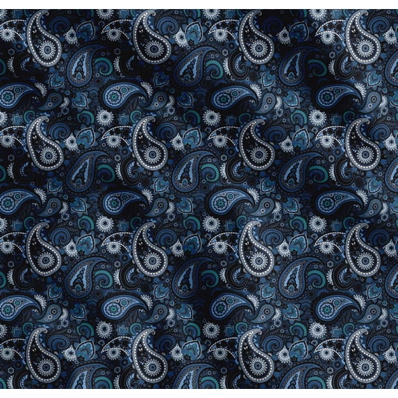 Soimoi Cotton Poplin Fabric Floral & Paisley Fabric Prints by Yard 56 Inch Wide