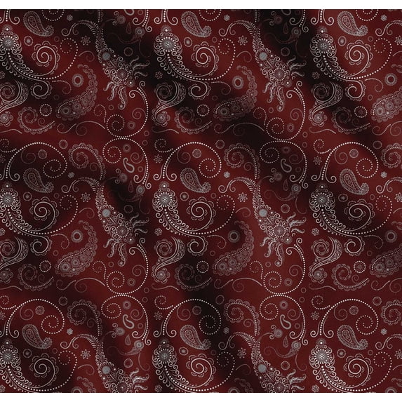 Soimoi Cotton Poplin Fabric Floral & Paisley Print Fabric by The Yard 56 Inch Wide