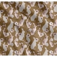 thumbnail image 1 of Soimoi Cotton Poplin Fabric Floral & Rabbit Kids Print Fabric by Yard 42 Inch Wide, 1 of 7