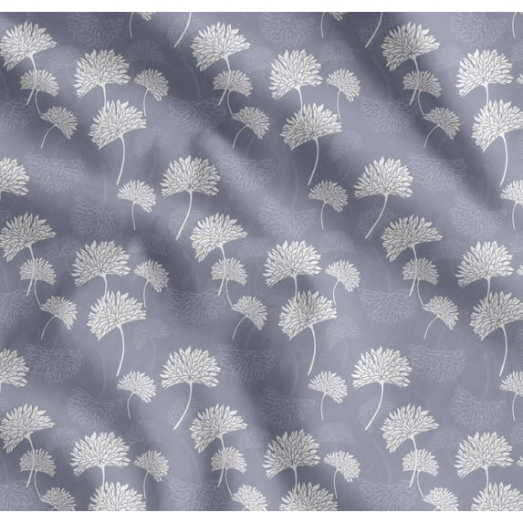 Soimoi Cotton Poplin Fabric Flower Artistic Print Fabric by The Yard 56 Inch Wide