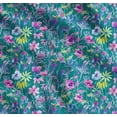 thumbnail image 1 of Soimoi Cotton Poplin Fabric Flower Watercolor Print Fabric by Yard 42 Inch Wide, 1 of 7