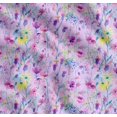 thumbnail image 1 of Soimoi Cotton Poplin Fabric Flower Watercolor Printed Fabric 1 Yard 42 Inch Wide, 1 of 7