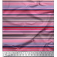 thumbnail image 1 of Soimoi Cotton Poplin Fabric Horizontal Stripe Decor Fabric Printed Yard 42 Inch Wide, 1 of 1
