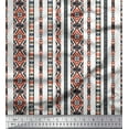 thumbnail image 1 of Soimoi Cotton Poplin Fabric Ikat Southwestern Decor Fabric Printed Yard 42 Inch Wide, 1 of 1