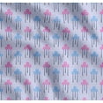 thumbnail image 1 of Soimoi Cotton Poplin Fabric Leaves & Floral Artistic Print Sewing Fabric Yard 42 Inch Wide, 1 of 7