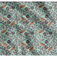 thumbnail image 1 of Soimoi Cotton Poplin Fabric Leaves & Floral Artistic Printed Fabric 1 Yard 42 Inch Wide, 1 of 7