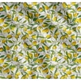 thumbnail image 1 of Soimoi Cotton Poplin Fabric Leaves,Floral & Lemon Vegetable Print Fabric by Yard 42 Inch Wide, 1 of 7