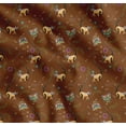 thumbnail image 1 of Soimoi Cotton Poplin Fabric Leaves,Housefly & Lemur Animal Decor Fabric Printed Yard 56 Inch Wide, 1 of 7