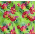 thumbnail image 1 of Soimoi Cotton Poplin Fabric Leaves,Laceleaf & Lupine Floral Print Fabric by The Yard 56 Inch Wide, 1 of 7