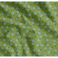 thumbnail image 1 of Soimoi Cotton Poplin Fabric Leaves & Periwinkle Floral Fabric Prints by Yard 42 Inch Wide, 1 of 7