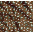 thumbnail image 1 of Soimoi Cotton Poplin Fabric Leaves & White Flower Floral Print Sewing Fabric Yard 56 Inch Wide, 1 of 7