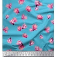 thumbnail image 1 of Soimoi Cotton Poplin Fabric Magnolia Floral Printed Craft Fabric by The Yard 42 Inch Wide, 1 of 1