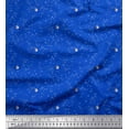 thumbnail image 1 of Soimoi Cotton Poplin Fabric Moon & Star Shirting Print Fabric by The Yard 56 Inch Wide, 1 of 1